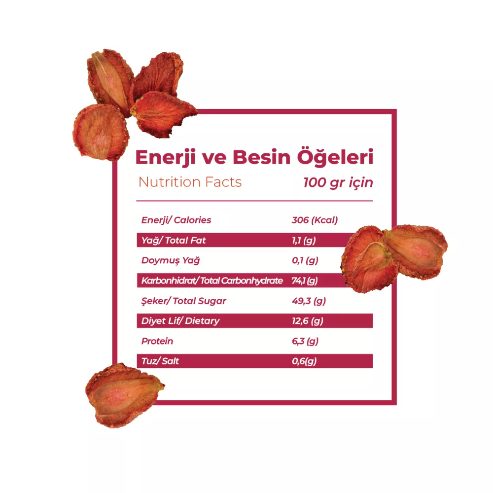 Kurutulmuş çilek görseli 3