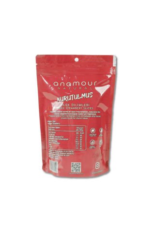 Dried Strawberry - Chips Strawberry (Sugar-Free) - Dried Fruit Crunch 25 Grams