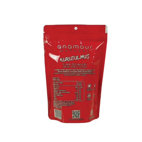 Elma Kurusu Cips Elma (Şekersiz) Kuru Meyve Kıtırı 25 Gram