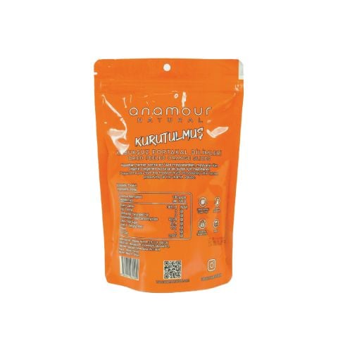 Kabuksuz Portakal Kurusu - Cips Portakal (Şekersiz) - Kuru Meyve Kıtırı 25 Gram