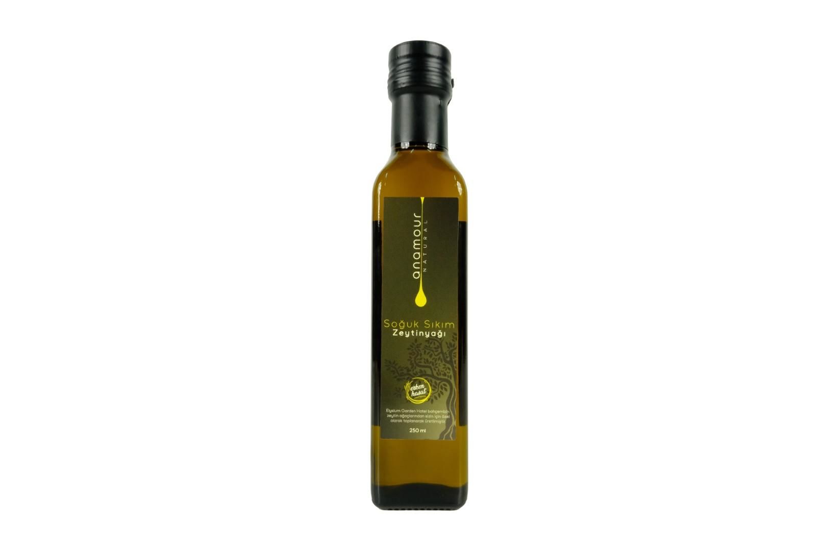 Soğuk Sıkım Erken Hasat Elysium Garden Otel Zeytinyağı 250 ML Anamour Natural